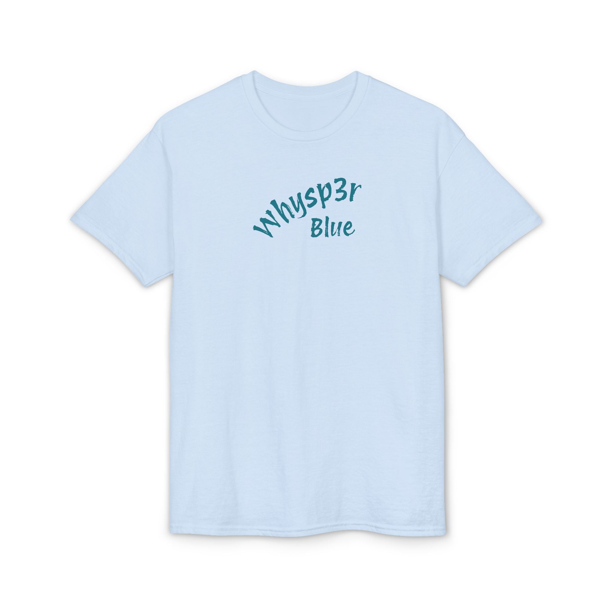 Specialty Skull Gentleman Graphic T‑Shirt — 'Whysp3r Blue' Vintage Gothic Back Print