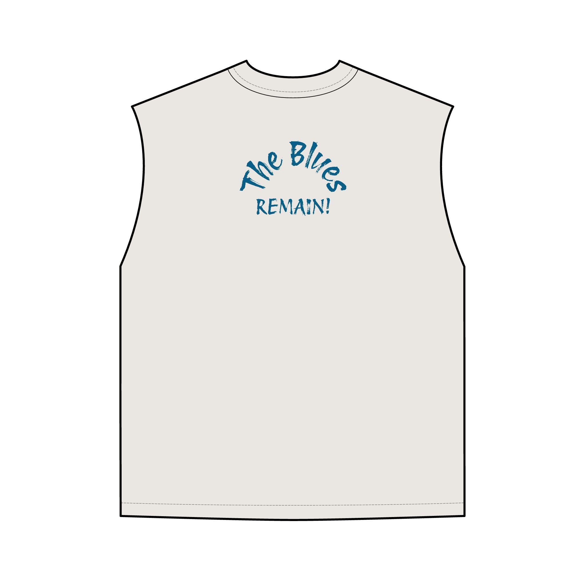 Whysp3r Blue Skull Tank Top — LCLG Skull Muscle Tee 