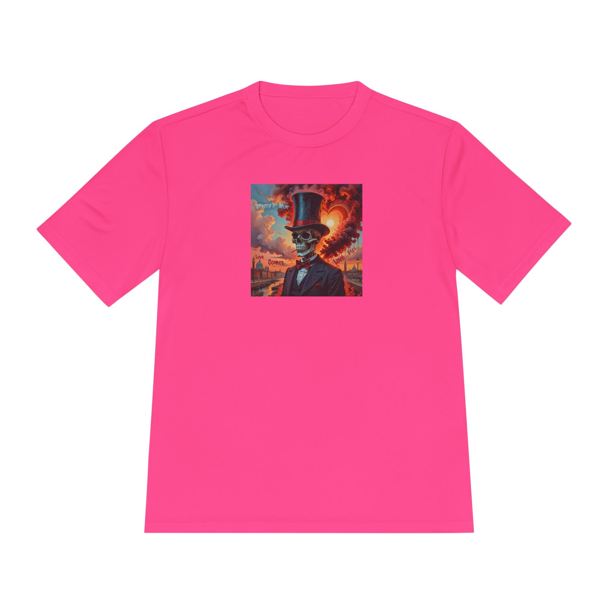 Blues Remain Graphic Tee — Surreal Top-Hat Skull Art Short-Sleeve Shirt