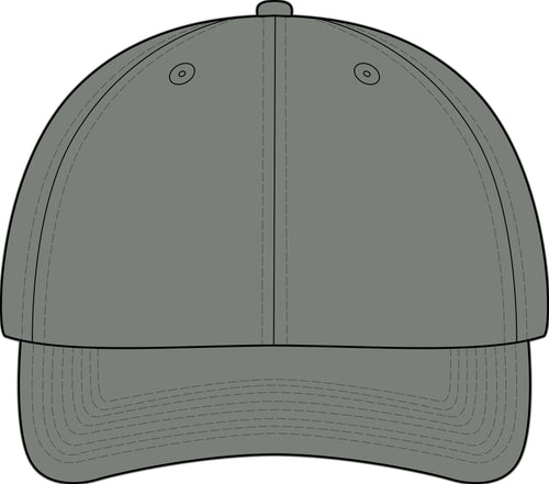 Flat Bill Cap — Skeleton Gentleman Graphic "Whiskey Blue" Patch