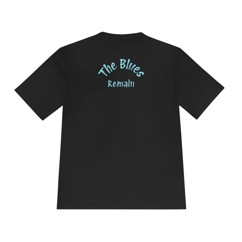 Blues Remain Graphic Tee — Surreal Top-Hat Skull Art Short-Sleeve Shirt
