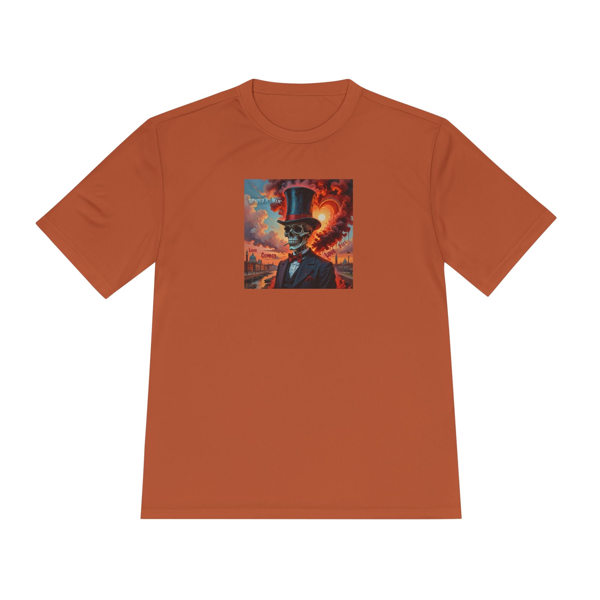 Blues Remain Graphic Tee — Surreal Top-Hat Skull Art Short-Sleeve Shirt