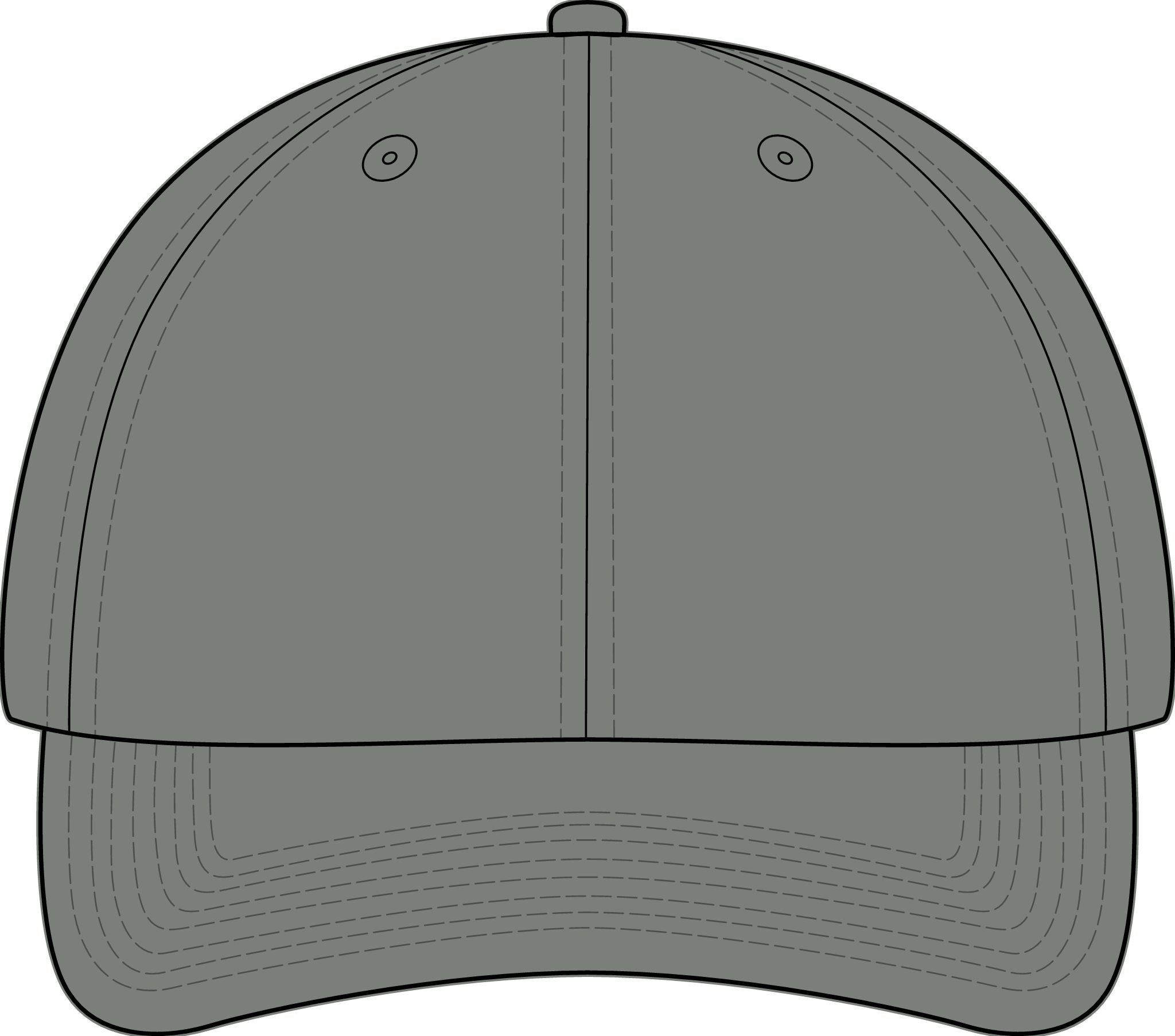 Flat Bill Cap — Skeleton Gentleman Graphic "Whiskey Blue" Patch